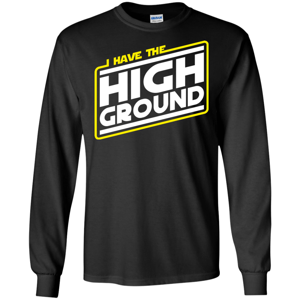 T-Shirts Black / S I Have the High Ground Men's Long Sleeve T-Shirt