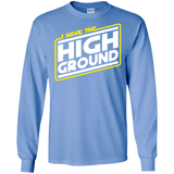 T-Shirts Carolina Blue / S I Have the High Ground Men's Long Sleeve T-Shirt