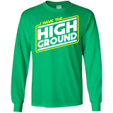 T-Shirts Irish Green / S I Have the High Ground Men's Long Sleeve T-Shirt