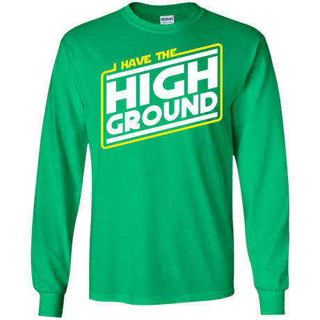 T-Shirts Irish Green / S I Have the High Ground Men's Long Sleeve T-Shirt