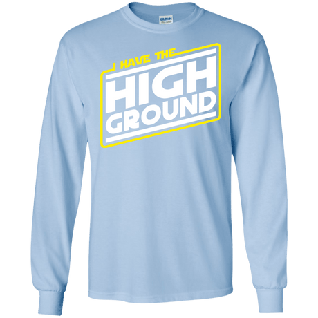 T-Shirts Light Blue / S I Have the High Ground Men's Long Sleeve T-Shirt