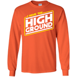 T-Shirts Orange / S I Have the High Ground Men's Long Sleeve T-Shirt