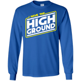 T-Shirts Royal / S I Have the High Ground Men's Long Sleeve T-Shirt