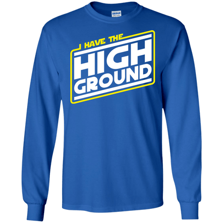 T-Shirts Royal / S I Have the High Ground Men's Long Sleeve T-Shirt