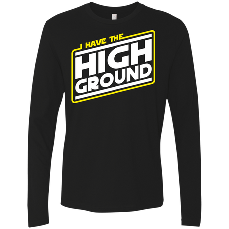 T-Shirts Black / S I Have the High Ground Men's Premium Long Sleeve