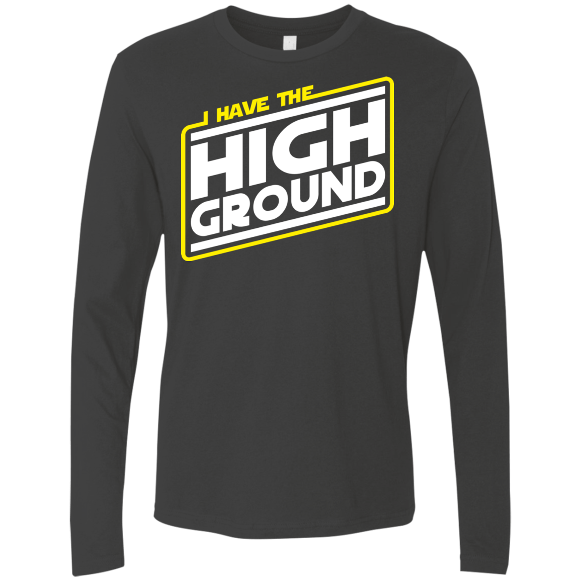T-Shirts Heavy Metal / S I Have the High Ground Men's Premium Long Sleeve