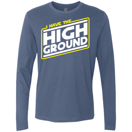 T-Shirts Indigo / S I Have the High Ground Men's Premium Long Sleeve