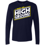 T-Shirts Midnight Navy / S I Have the High Ground Men's Premium Long Sleeve