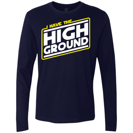 T-Shirts Midnight Navy / S I Have the High Ground Men's Premium Long Sleeve