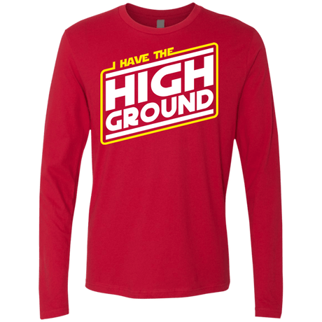 T-Shirts Red / S I Have the High Ground Men's Premium Long Sleeve