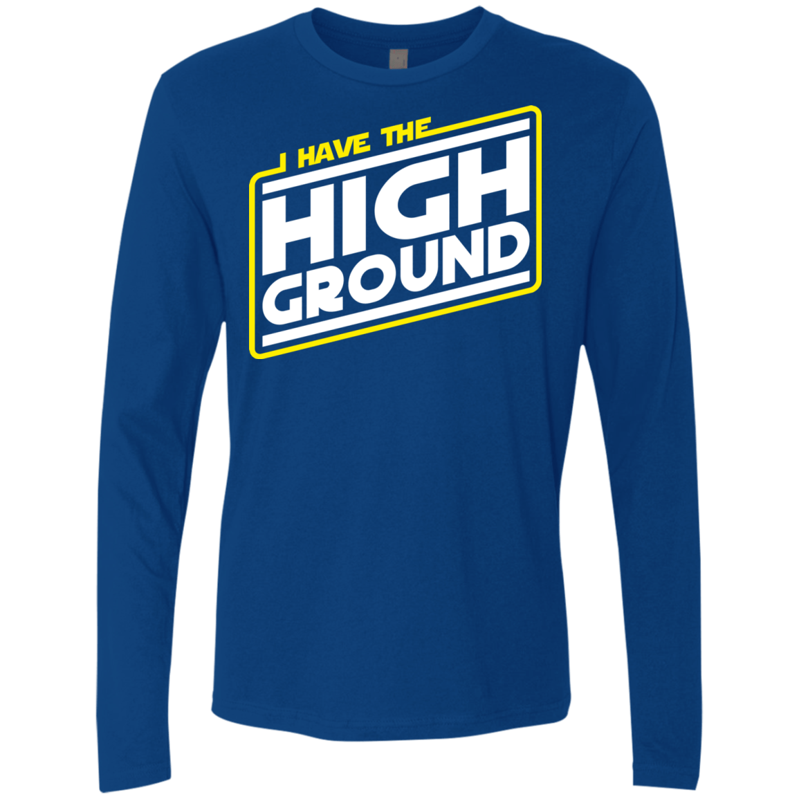 T-Shirts Royal / S I Have the High Ground Men's Premium Long Sleeve