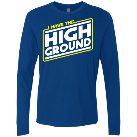 T-Shirts Royal / S I Have the High Ground Men's Premium Long Sleeve
