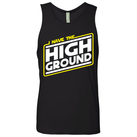 T-Shirts Black / S I Have the High Ground Men's Premium Tank Top