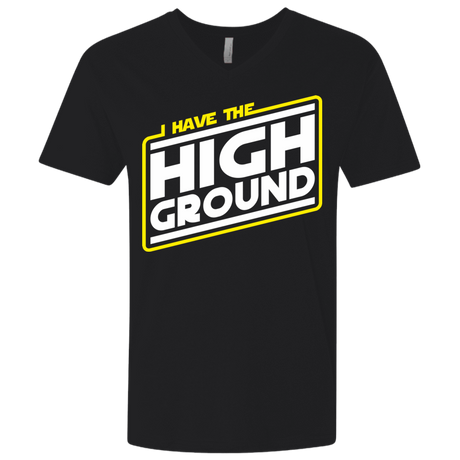 T-Shirts Black / X-Small I Have the High Ground Men's Premium V-Neck