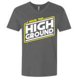 T-Shirts Heavy Metal / X-Small I Have the High Ground Men's Premium V-Neck