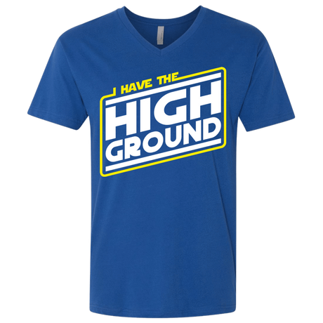 T-Shirts Royal / X-Small I Have the High Ground Men's Premium V-Neck