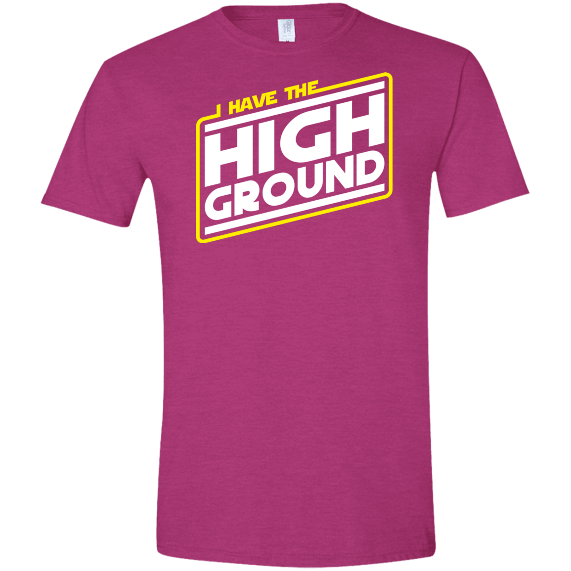 T-Shirts Antique Heliconia / S I Have the High Ground Men's Semi-Fitted Softstyle