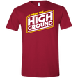 T-Shirts Cardinal Red / S I Have the High Ground Men's Semi-Fitted Softstyle