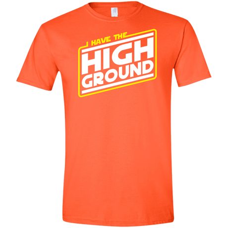 T-Shirts Orange / S I Have the High Ground Men's Semi-Fitted Softstyle