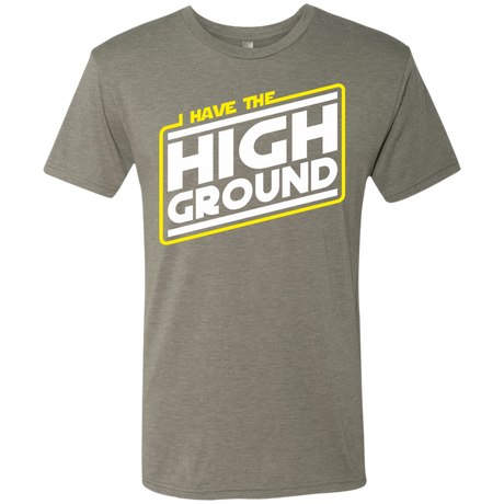 T-Shirts Venetian Grey / S I Have the High Ground Men's Triblend T-Shirt