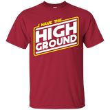 T-Shirts Cardinal / S I Have the High Ground T-Shirt