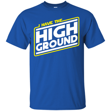 T-Shirts Royal / S I Have the High Ground T-Shirt