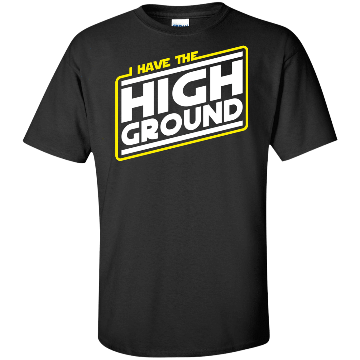 T-Shirts Black / XLT I Have the High Ground Tall T-Shirt