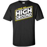 T-Shirts Black / XLT I Have the High Ground Tall T-Shirt