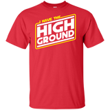 T-Shirts Red / XLT I Have the High Ground Tall T-Shirt