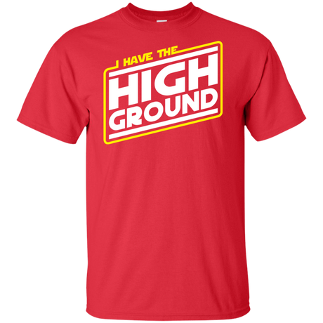T-Shirts Red / XLT I Have the High Ground Tall T-Shirt