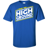 T-Shirts Royal / XLT I Have the High Ground Tall T-Shirt