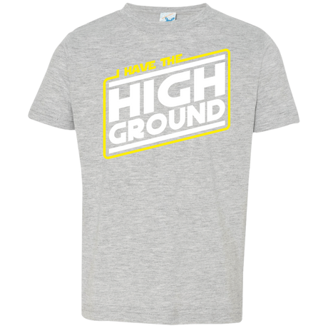 T-Shirts Heather Grey / 2T I Have the High Ground Toddler Premium T-Shirt