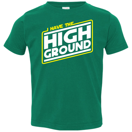 T-Shirts Kelly / 2T I Have the High Ground Toddler Premium T-Shirt