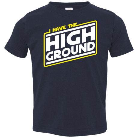 T-Shirts Navy / 2T I Have the High Ground Toddler Premium T-Shirt