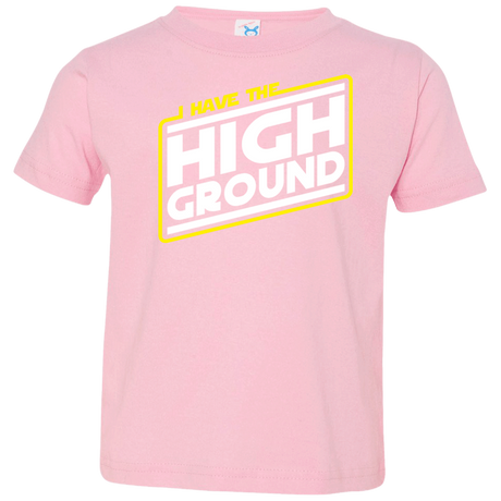 T-Shirts Pink / 2T I Have the High Ground Toddler Premium T-Shirt