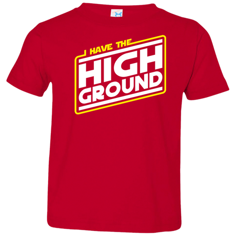 T-Shirts Red / 2T I Have the High Ground Toddler Premium T-Shirt