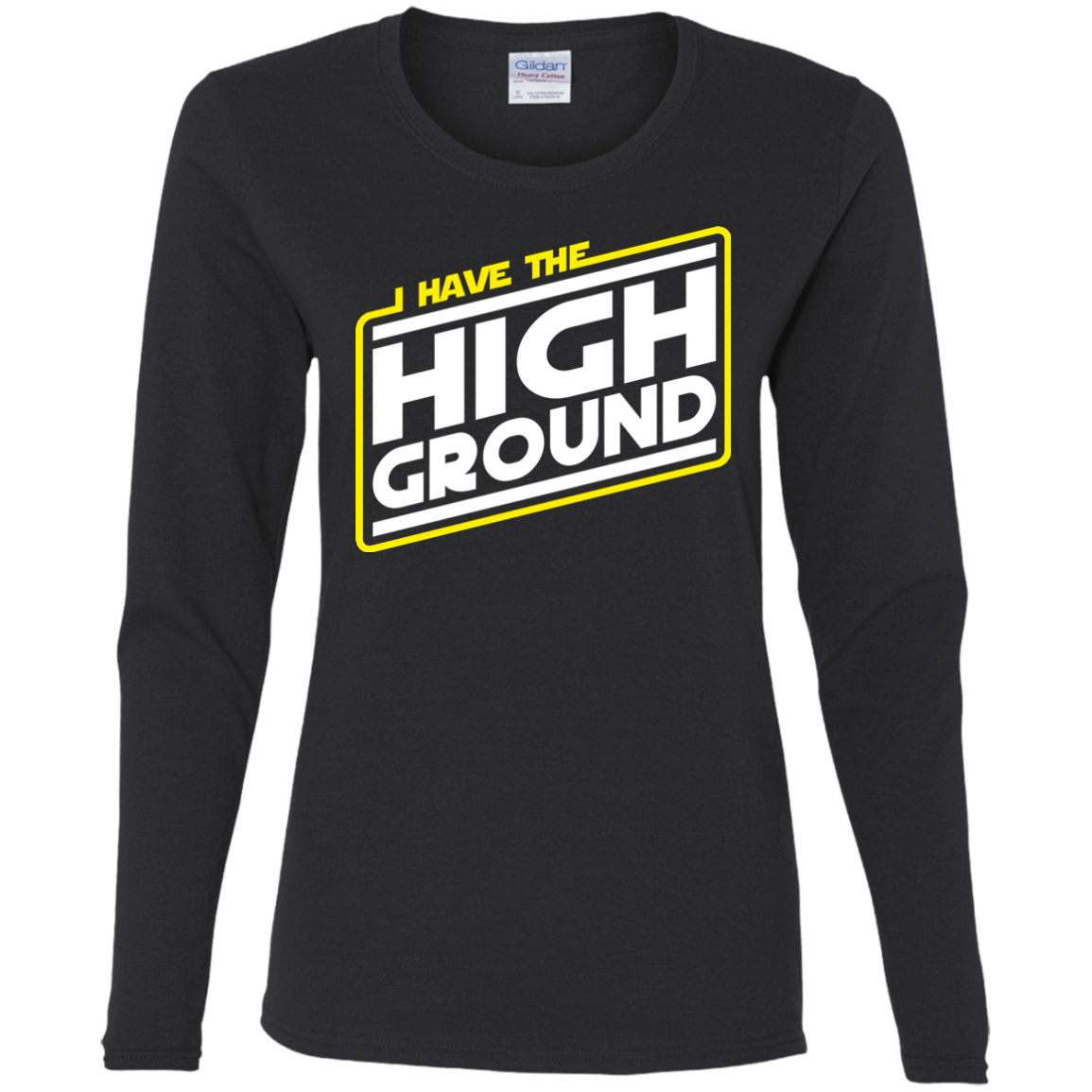 T-Shirts Black / S I Have the High Ground Women's Long Sleeve T-Shirt