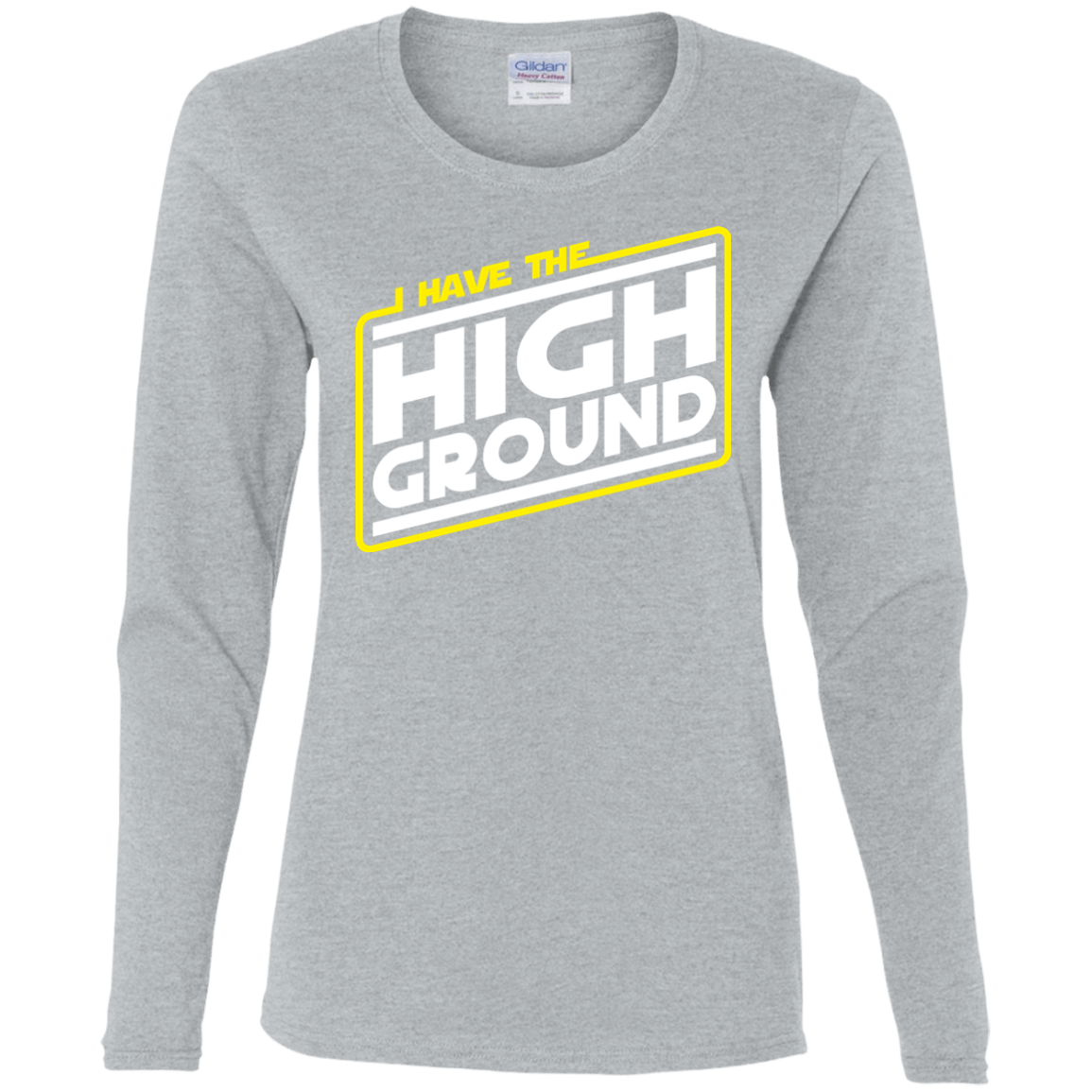 T-Shirts Sport Grey / S I Have the High Ground Women's Long Sleeve T-Shirt
