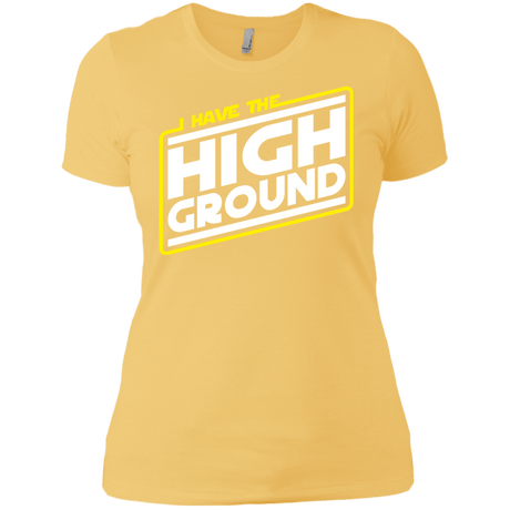 T-Shirts Banana Cream/ / X-Small I Have the High Ground Women's Premium T-Shirt