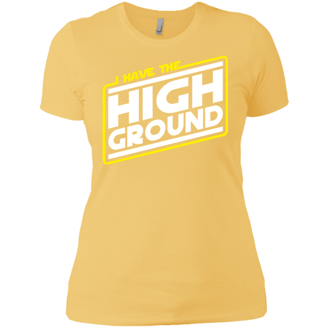 T-Shirts Banana Cream/ / X-Small I Have the High Ground Women's Premium T-Shirt