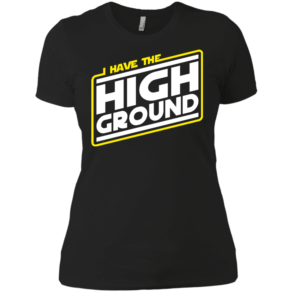 T-Shirts Black / X-Small I Have the High Ground Women's Premium T-Shirt