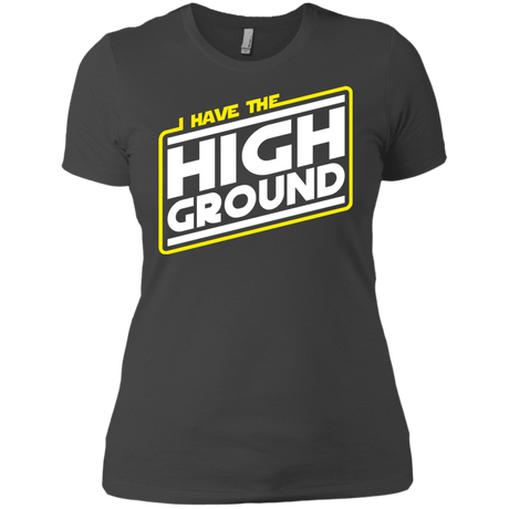 T-Shirts Heavy Metal / X-Small I Have the High Ground Women's Premium T-Shirt
