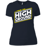 T-Shirts Midnight Navy / X-Small I Have the High Ground Women's Premium T-Shirt