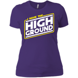 T-Shirts Purple Rush/ / X-Small I Have the High Ground Women's Premium T-Shirt
