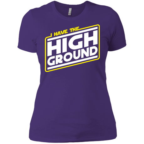 T-Shirts Purple Rush/ / X-Small I Have the High Ground Women's Premium T-Shirt