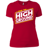 T-Shirts Red / X-Small I Have the High Ground Women's Premium T-Shirt