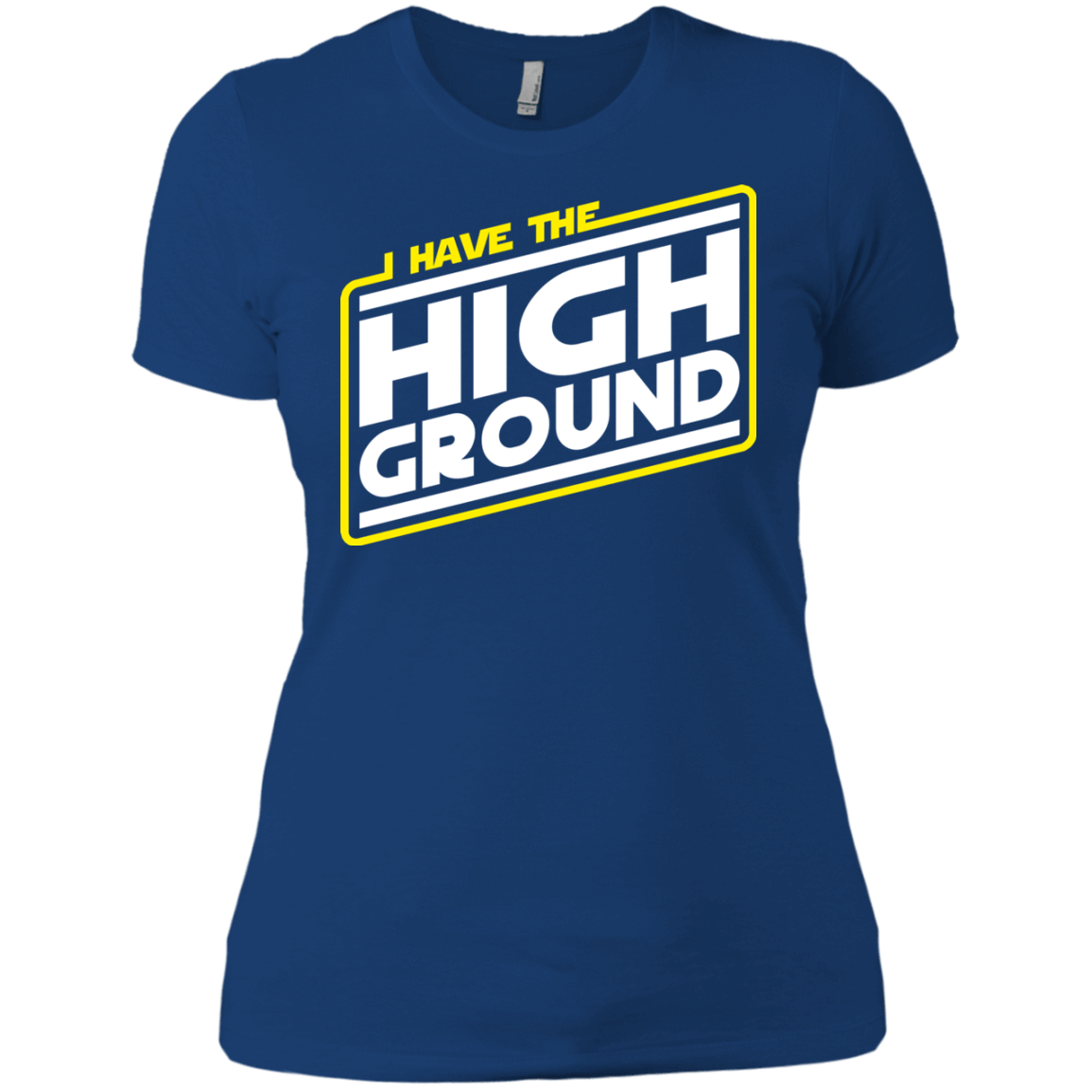 T-Shirts Royal / X-Small I Have the High Ground Women's Premium T-Shirt