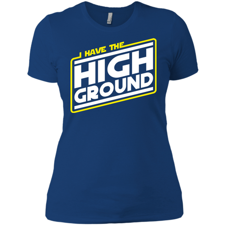 T-Shirts Royal / X-Small I Have the High Ground Women's Premium T-Shirt