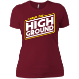 T-Shirts Scarlet / X-Small I Have the High Ground Women's Premium T-Shirt