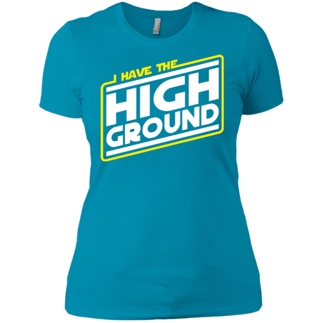 T-Shirts Turquoise / X-Small I Have the High Ground Women's Premium T-Shirt